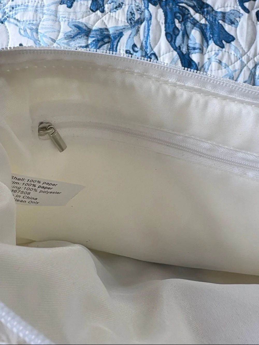 Handwoven white Toucan Clutch with Green Leaf Embroidery - Picture 3 of 4